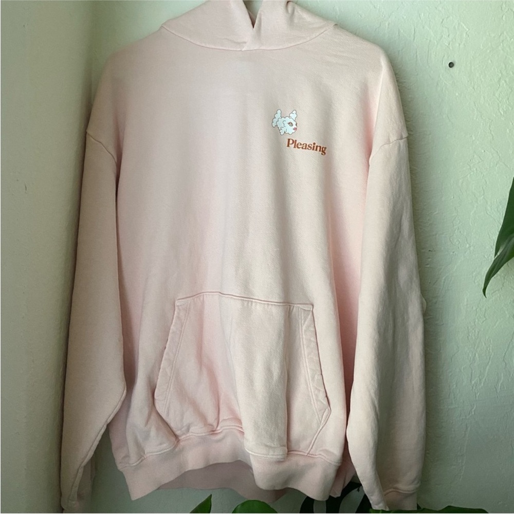 Pleasing Light Pink Hoodie Harry Styles